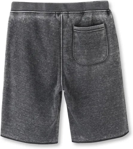 Miniatura 2 de Shorts casuales para hombre de algodón suave y elástico con forro polar y bolsillos para gimnasio