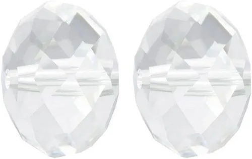 Miniatura 30 de Adabele - 100 cuentas de cristal Rondelle sueltas facetadas austriacas de 0.315 pulgadas (0.315 in), espaciador de sol naranja compatible