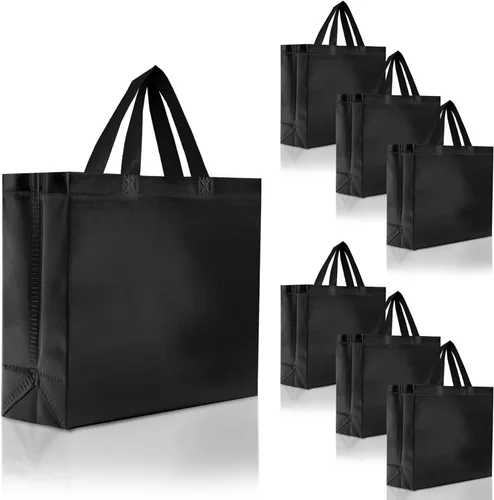 Miniatura 70 de Nush Nush - Bolsas de regalo reutilizables azul aguamarina a granel (azul aguamarina - Tamaño mediano - Juego de 30)