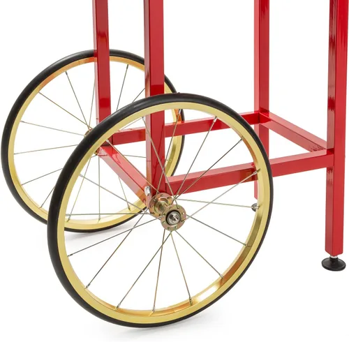 Miniatura 5 de Olde Midway - máquina de hacer palomitas estilo clásico, con hervidor de agua grande de 8 onzas, Rojo