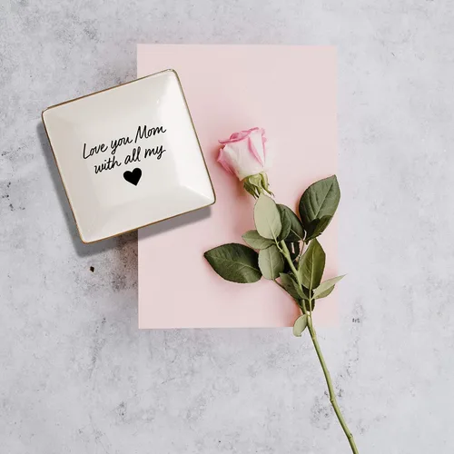 Miniatura 25 de Simply Charmed Amo Mi Abuela – Divertido regalo español para el Día de la Madre para la abuela de cerámica o soporte para anillos – Elegante bandeja