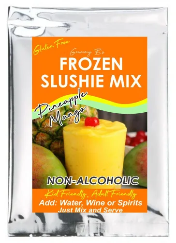 Miniatura 10 de Mezcla de Cóctel Frozen Slush Slushy Drink - Alcohólica o Sin Alcohol, Agua, Jugo, Soda, Vino, Vodka, Ron, Tequila (Naranja Sanguina)