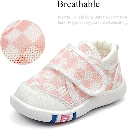 Miniatura 10 de OAISNIT Zapatos deportivos ligeros para bebés, niños y niñas, transpirables, antideslizantes, para primeros pasos