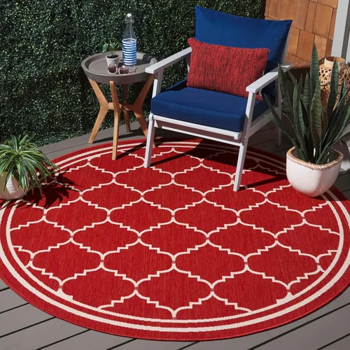 Miniatura 41 de SAFAVIEH Alfombra lavable para exteriores, colección Courtyard de 2.3 x 6.7 pies, color negro y crema, no desprende pelusa y de fácil limpieza