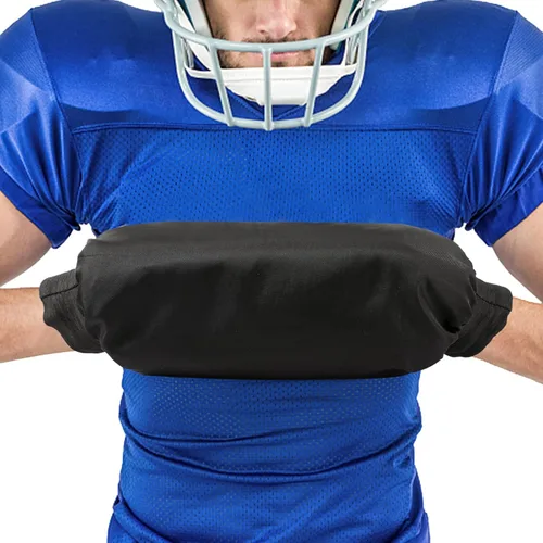 Miniatura 7 de Calentadores de manos de jugador de fútbol, orejeras de nailon recargables con correa de cintura, ideales para QB, RB, receptores, entrenadores