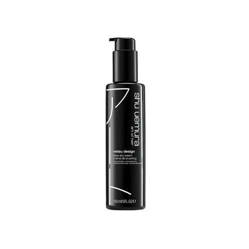 shu uemura art of hair Netsu Design - Crema de secado por soplado, imprimación y protector de calor, añade volumen y suavidad, sujeción media y