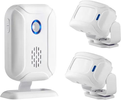 Miniatura 10 de HENDUN Timbre de puerta con sensor de movimiento, timbre de puerta para negocios, monitor de zumbador de bienvenida de tienda, alerta de entrada