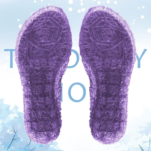 Miniatura 6 de TANDEFLY Frozen Inspired Elsa Flats Mary Jane - Zapatos de fiesta de baile, sandalias de princesa Snow Queen para niñas pequeñas, cumpleaños
