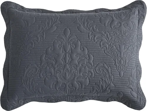 Miniatura 24 de CHIXIN Juego de colcha extragrande tamaño King – Funda de cama ligera – Hermosas costuras – Colcha reversible de 5 piezas – Patrón de paisley