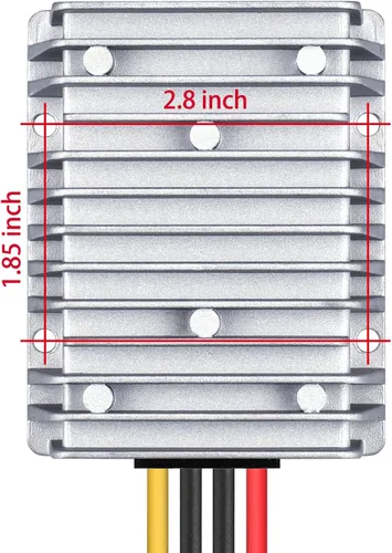 Miniatura 6 de Convertidor reductor de voltaje de 36 V 48 V CC baja a 24 V 10 A 240 W, fuente de alimentación CC/CC de transformador buck, a prueba de agua