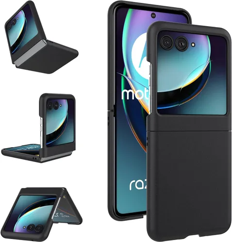 Miniatura 6 de 【Actualizada】 Funda delgada para Moto Razr Plus 2023, [parte trasera de policarbonato duro] [sensación esmerilada] [soporte de carga inalámbrica]