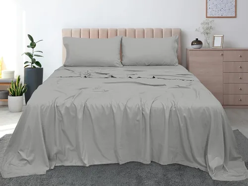 Miniatura 9 de Royale Linens Sábana Plana de Algodón Peinado de Fibra Larga 100% de 300 Hilos - Súper Suave - Sábanas Superiores - Sábana Plana Individual Vendida