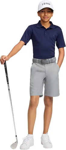 Miniatura 3 de Izod Pantalones cortos de golf Swingflex elásticos de corte recto para niños