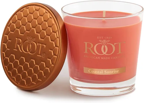 Miniatura 33 de Root Candles Velas perfumadas de cera de abeja Veriglass Premium, hechas a mano, mezcla de cera de abeja en panal, tamaño grande, vainilla francesa