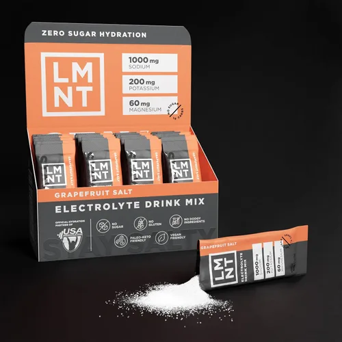 Miniatura 4 de LMNT - Electrolitos sin azúcar - Sal de pomelo Mezcla de bebida 30