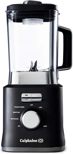 Calphalon Precision Control - Batidora de 50 onzas con base de 900 vatios y tarro Tritan sin BPA, negro mate