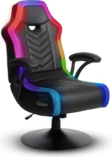 X Rocker PC Computer Gaming Desk Chair, Built-in Audio, College Dorm Essentials for Guys and Girls, Bedroom, Dorm Room Essentials, Foldable, Gifts