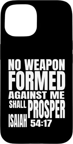 Miniatura 6 de iPhone 13 Pro No hay arma formada contra mí prosperará Isaías 54:17