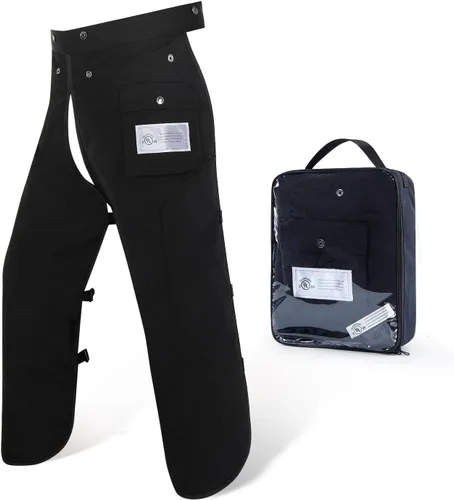 Miniatura 18 de Chaparreras para motosierra con delantal de 8 capas para hombres/mujeres leñadores trabajadores forestales pantalones protectores para motosierra