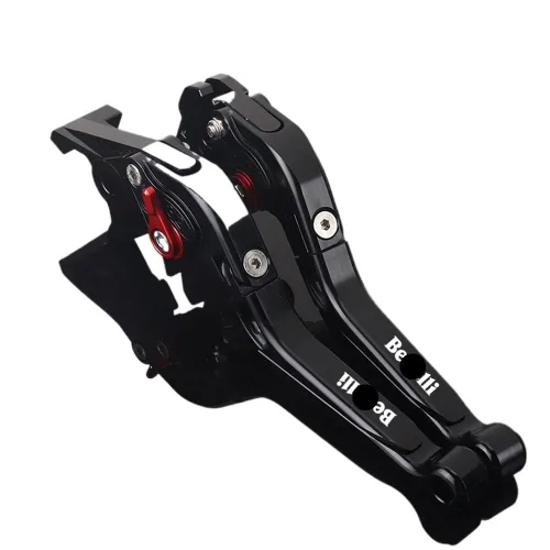Miniatura 11 de NIKKHO Palanca de embrague de freno TRK502 motocicleta CNC ajustable extensible manillar palanca de embrague de freno plegable para Be&Nelli Jinpeng