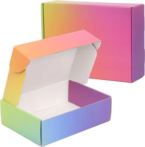 Miniatura 12 de Paquete de 30 cajas de envío pequeñas de 6 x 4 x 1.6 pulgadas, cajas de cartón corrugado rosa para embalaje, envío y correo para pequeñas empresas