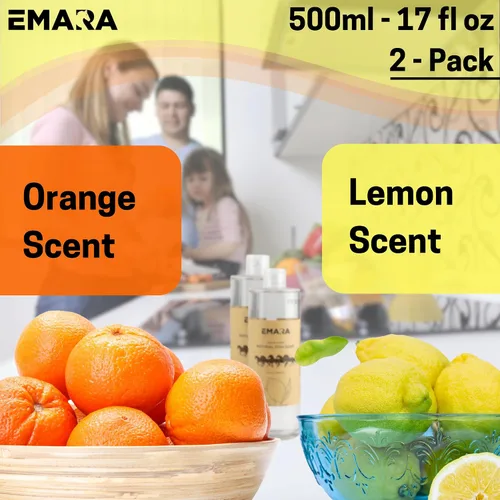 Miniatura 5 de EMARA Jabón líquido para platos totalmente natural, no tóxico, 17 onzas líquidas, hipoalergénico, orgánico, corta la grasa y los residuos