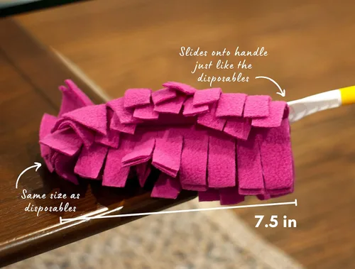 Miniatura 5 de Xanitize Recambios de forro polar para plumero de mano Swiffer, reutilizable, plumero seco, paquete de 5 unidades, arcoíris (joya)