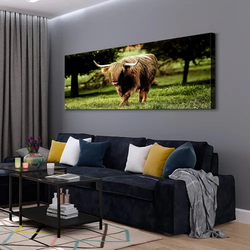 Miniatura 4 de YONICA Lienzo de pared de animales de la naturaleza, pintura de pared de águila, impresión artística de águila calva voladora impresa en lienzo