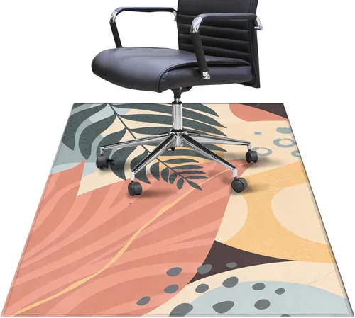 Miniatura 10 de Tapete para silla de suelo de madera dura en casa, oficina, debajo del escritorio, para silla de videojuegos, ruedas fácil de enrollar, Alfombrilla