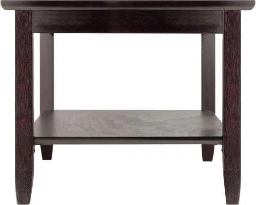 Miniatura 5 de Mesa para café rectangular Génova de Winsome con parte superior de vidrio