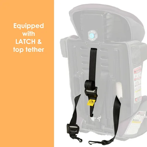 Miniatura 8 de Baby Trend Hybrid SI - Asiento elevador combinado 3 en 1 con protección contra impactos laterales, Dash Plum