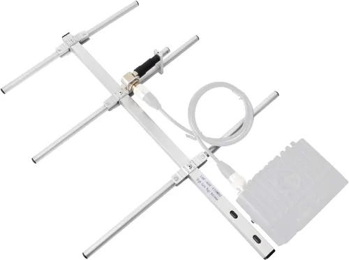 Miniatura 4 de HYS Antena plegable UHF Yagi, 70CM 400-470Mhz aleación de aluminio antena al aire libre, aleación de aluminio GMRS Base Antena para Yaesu Motorola