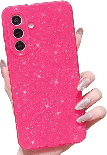 Miniatura 64 de MINSCOSE Compatible con Samsung Galaxy S22 Plus Case, Bonito Color Neón Brillante, con Purpurina Brillante Delgada Resistente a Golpes de Silicona