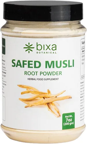 Miniatura 7 de bixa BOTANICAL Polvo de raíz pellitory Anacyclus pyrethrum/Akarkara Suplemento de hierbas ayurvédicas 200 GMS / 7 oz Sin gluten, sin OMG