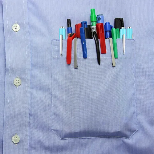 Miniatura 5 de Honoson 10 Piezas Destornillador de Bolsillo Mini Puntas y Clips de Bolsillo Destornillador Pequeño Magnético Ranurado con una Sola Cabeza de Hoja