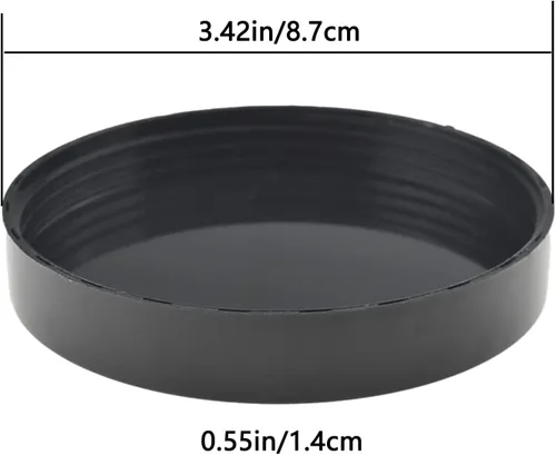Miniatura 7 de 4 tapas planas para tapa Magic Bala, piezas de repuesto para licuadora Magic Bull, tapa de plástico negro compatible con vasos Magic Bullet de 250 W