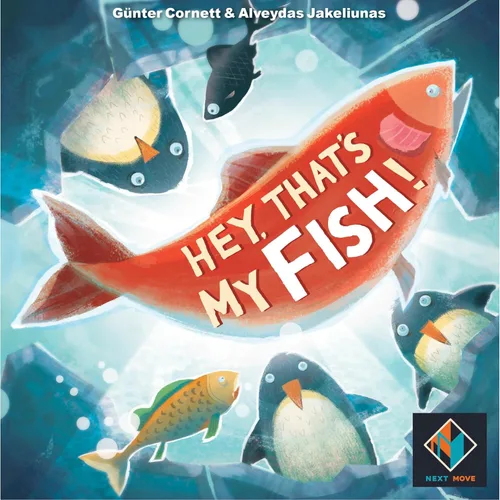 Miniatura 2 de Hey, That's My Fish! Juego de mesa - Un juego estratégico de aventura de pesca de pingüinos, divertido juego familiar para niños y adultos, a partir