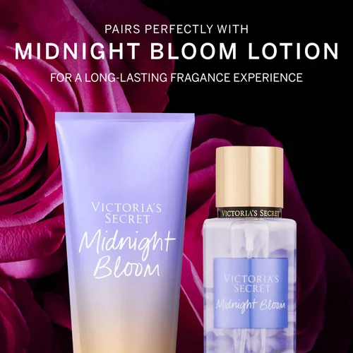 Miniatura 3 de Victoria's Secret Midnight Bloom - Espray corporal para mujer, perfume con notas de flor de luna y maderas cremosas, spray corporal para mujer