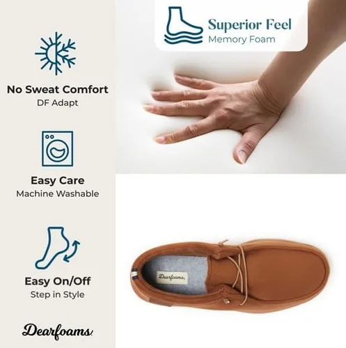 Miniatura 8 de Dearfoams Men's Bennett IndoorOutdoor Memory Foam Comfort Chukka Boot