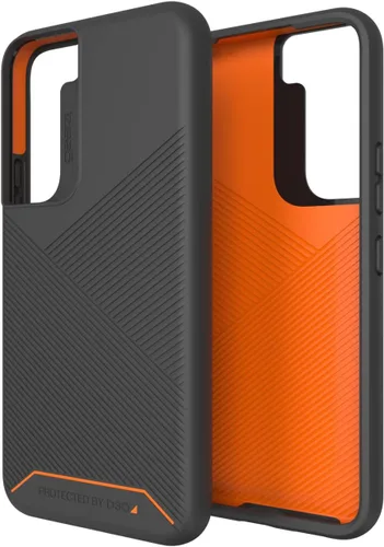 Miniatura 26 de ZAGG Gear4 - Copenhague - Carcasa negra - que destaca el material de protección D3O para Samsung Galaxy S22 Negro