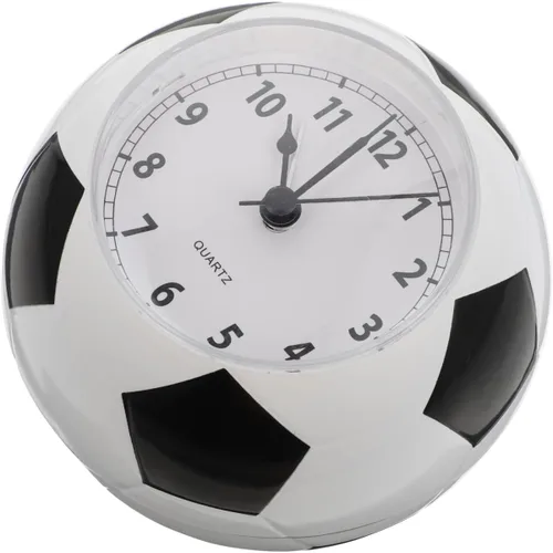 Miniatura 9 de Wakauto - Reloj despertador de escritorio con forma de balón de fútbol con campana silenciosa, reloj de mesa silencioso con luz nocturna de 4.72
