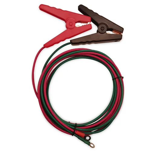 Cables de salto de valla eléctrica de granja de 10 pies – Alambre de cobre estañado con clip de cocodrilo para Energizer a cerca de alambre y