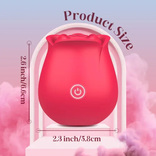 Miniatura 7 de Vibrador de rosa juguete sexual para mujeres - Neworld vibrador de aleteo 2EN1, juguete de rosa, 9 modos de golpeteo y succión, juguetes adultos