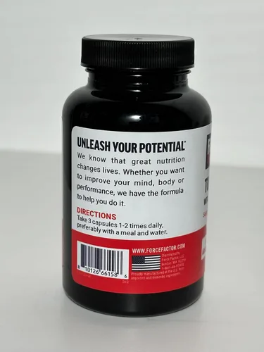 Miniatura 12 de Force Factor Suplemento de curcumina de cúrcuma con pimienta negra, suplemento de apoyo articular con BioPerine para una mayor absorción, sin