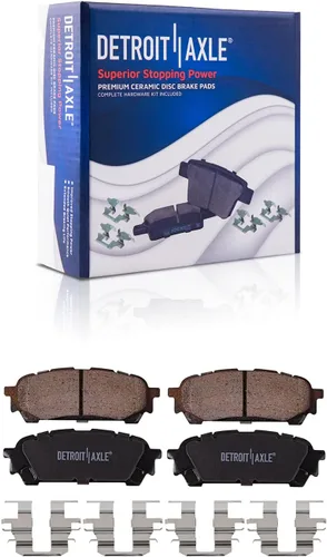 Miniatura 10 de Detroit Axle - Pastillas de Freno Delantero para Mercedes- Benz C230 C250 C300 SLK250, Pastillas de Freno Cerámica w/Reemplazo de Hardware