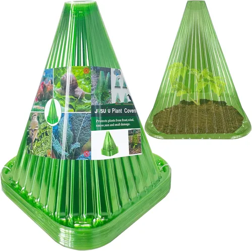 Cloches de jardín para plantas, paquete de 20 cubiertas reutilizables para plantas que protegen las plantas de pájaros, heladas, caracoles, etc.