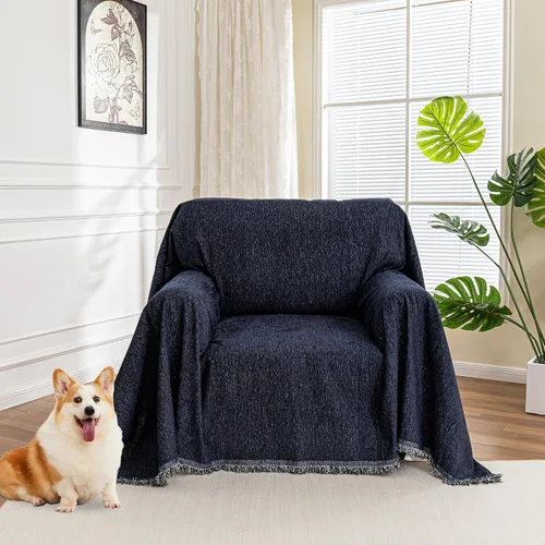 Miniatura 45 de MYSKY HOME Fundas para sillón, funda para silla reclinable, color beige, fundas de sofá para sofá modular en forma de L, fundas de sofá de gran