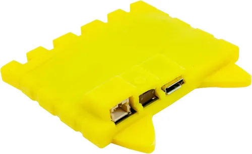 Miniatura 5 de Paquete de 2 fundas protectoras de silicona para BBC Micro:bit V2 Desarrollo de bricolaje fácil de instalar, amarillo y naranja