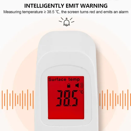 Miniatura 7 de Termómetro infrarrojo eléctrico digital sin contacto para hospital, termómetro de frente, termómetro digital para toda la familia con lecturas