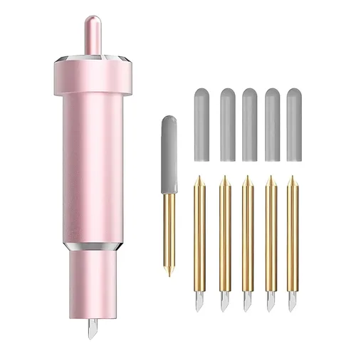 Cuchilla de Punta Fina Premium Compatible con Maker 3/4/Maker/Explore 3/4/Explore Air 2/Air/One, Carcasa de Cuchilla de Punta Fina para Cortes de